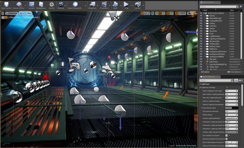 Sector 1 UE4 Editor