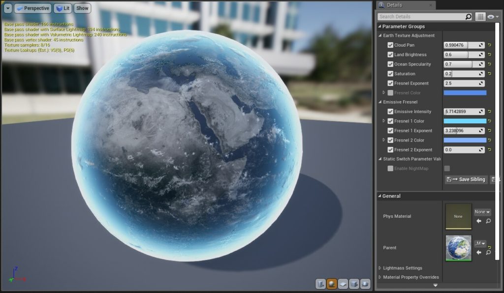 Earth Material Instance