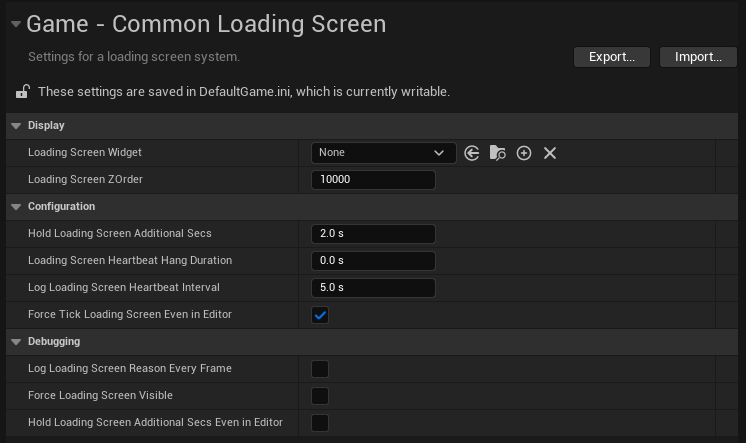CommonLoadingScreen